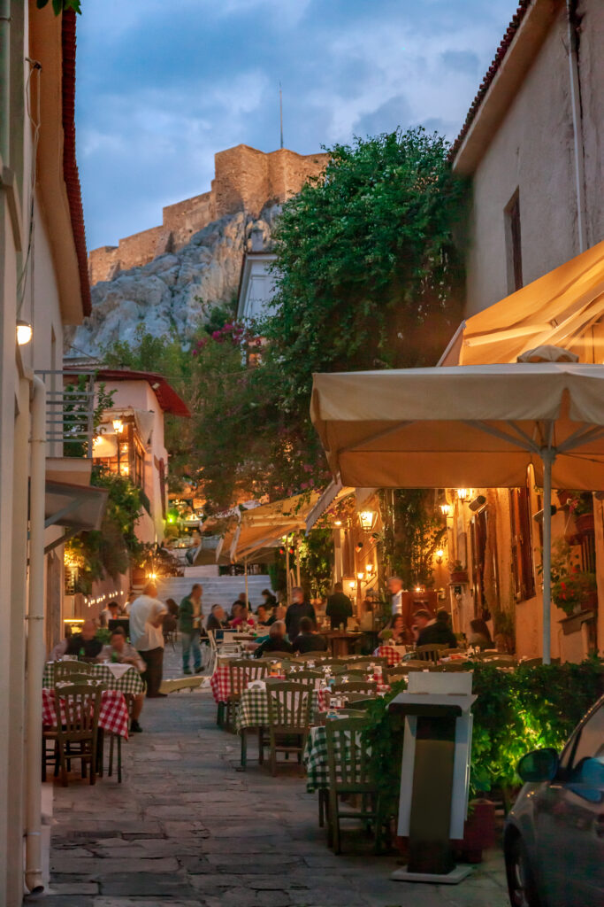 Street view of Athens
